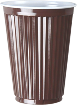 Automatenbecher braun / weiss   1.8dl
