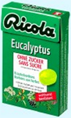 Ricola Bonbons Eucalyptus  ohne Zucker