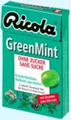 Ricola Bonbons Green Mint  ohne Zucker