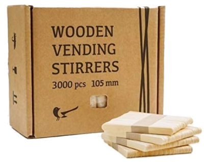 Holzrührstäbe für Automaten